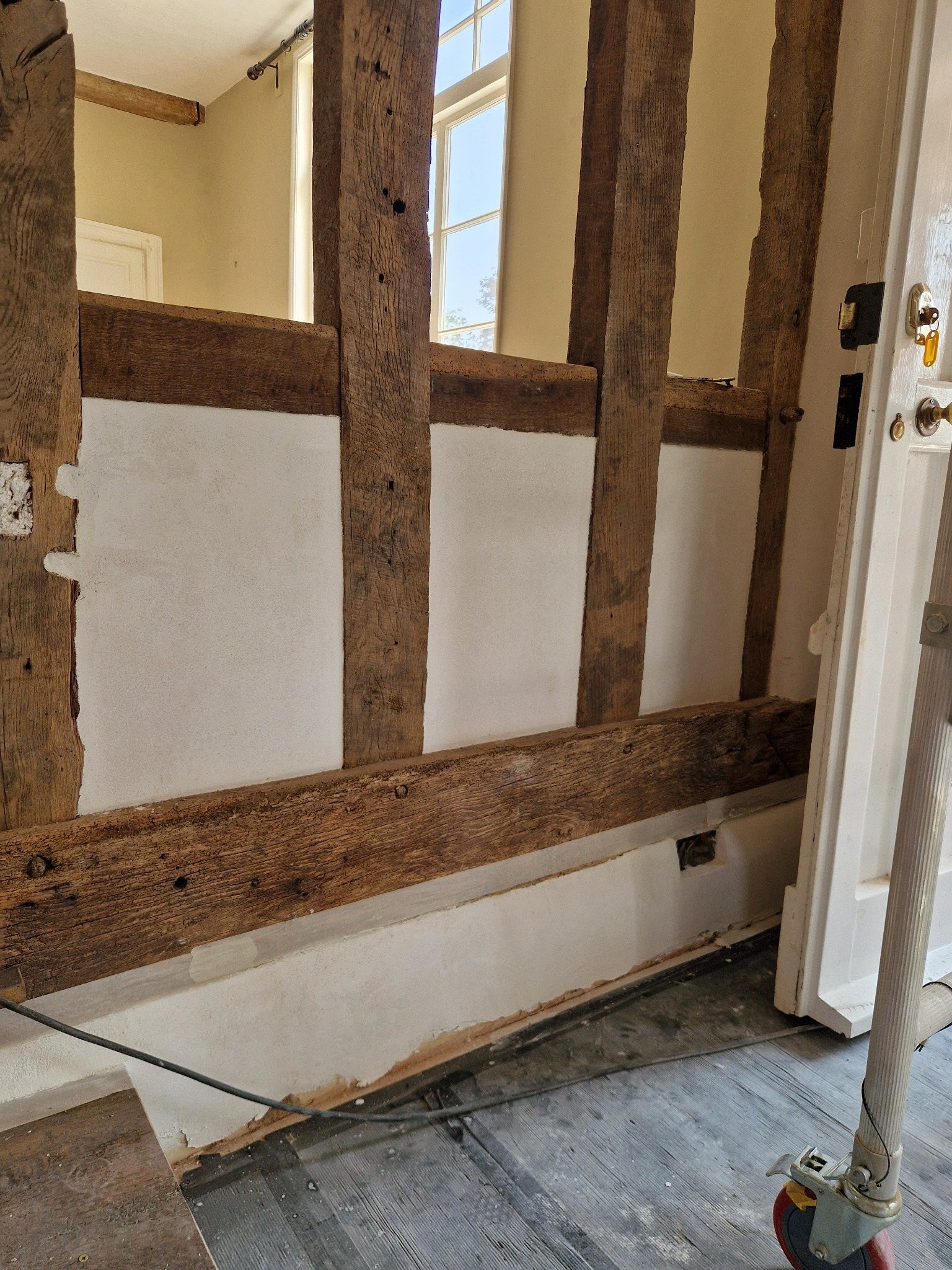 Carefully completed internal plastering ready for decorating