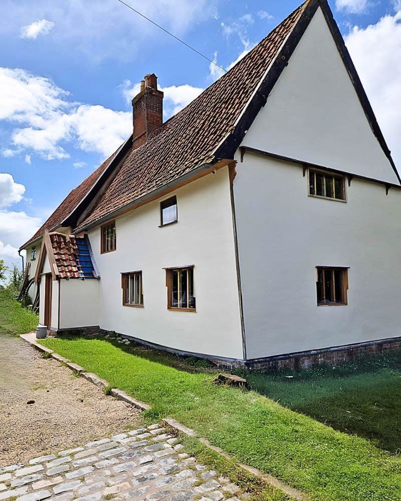 Traditional Suffolk property completed with lime render